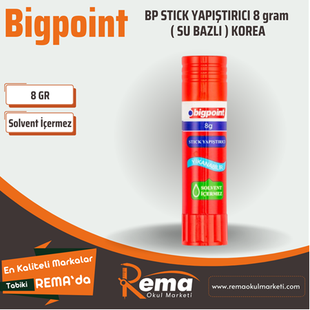 Bigpoint BP Stick Yapıştırıcı 8 gram (Su Bazlı)